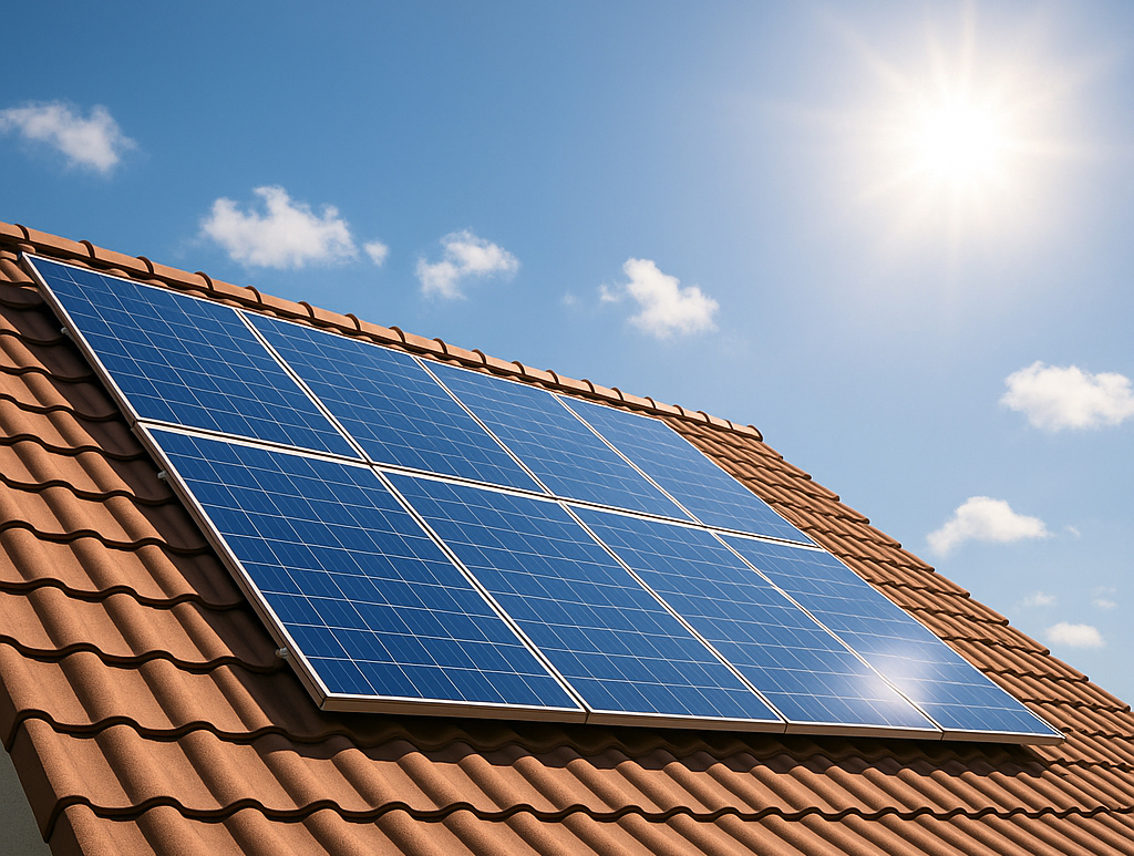 Solar auf dem Dach